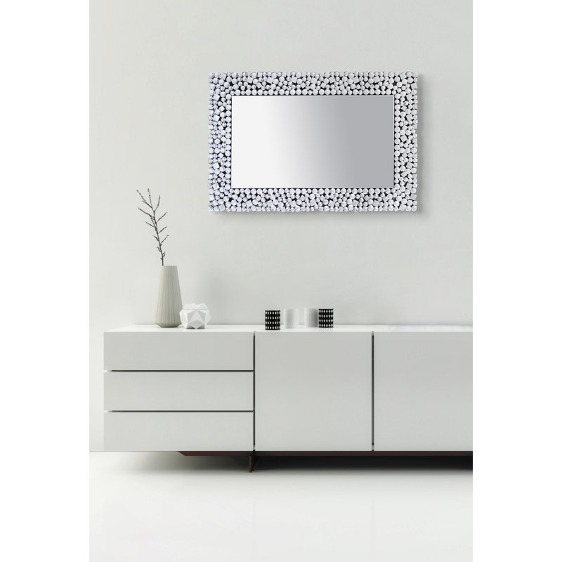 Cale Glass Flat Wall Mirror