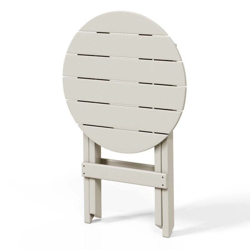 Laguna 3-Piece Folding Dining Set, Beige