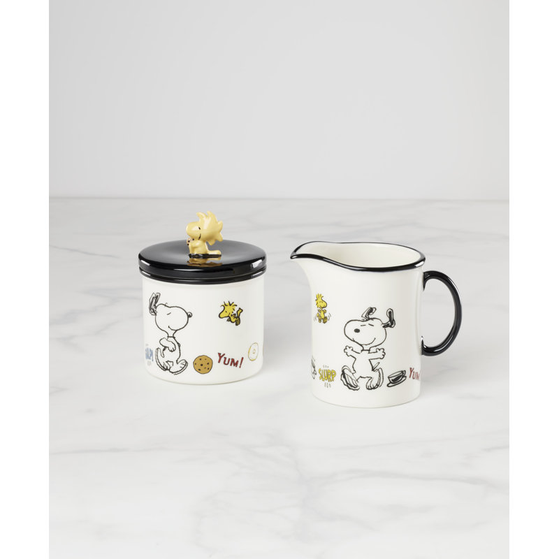  Ensemble 2 pièces Chef Snoopy Sugar & Creamer
