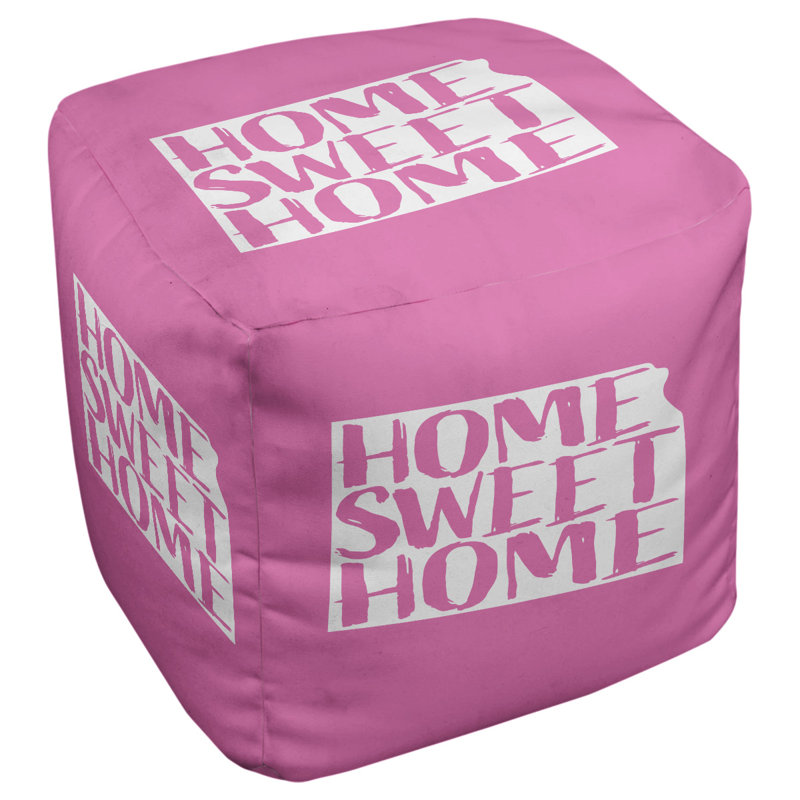 Repose-pieds à cubes kansas the home, Rose