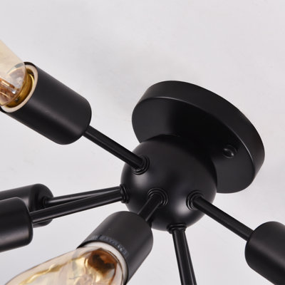 Plafonnier encastré 8 lumières 22,05 po Kasper