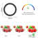 Puck Lighting With wireless dimmer switch, surface mount( round black 4000k)