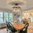 6-Light 22.05"Chandelier Style Drum Semi Flush Mount with Crystal Accents-1512641580