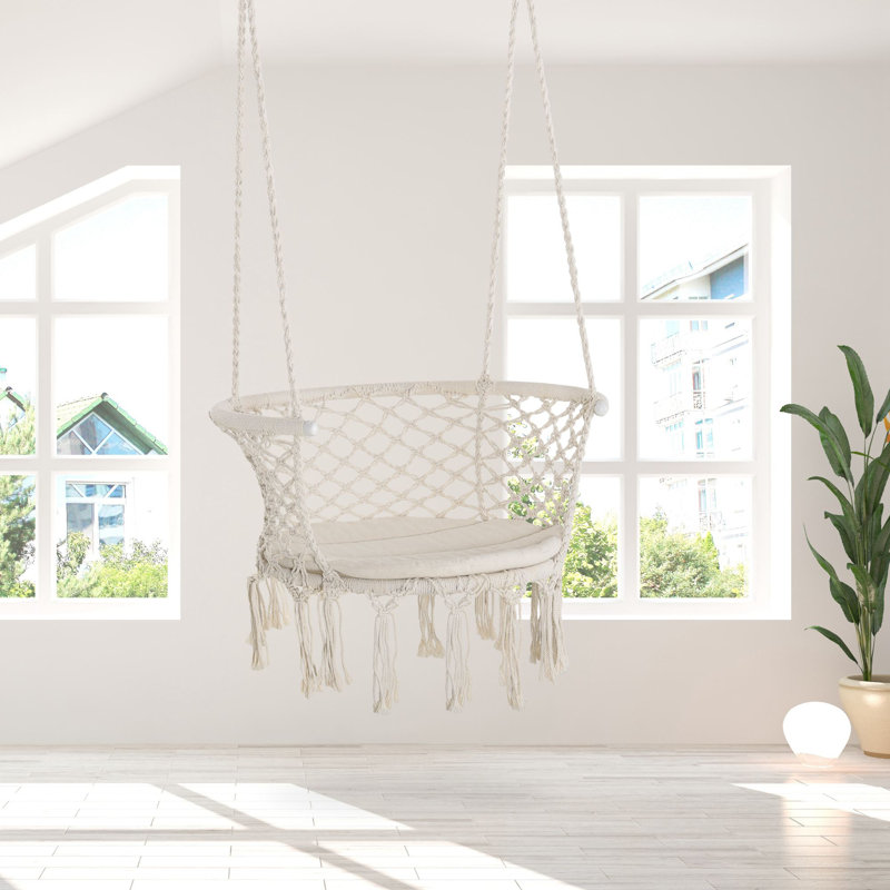 Chaise hamac en macramé Raleigh