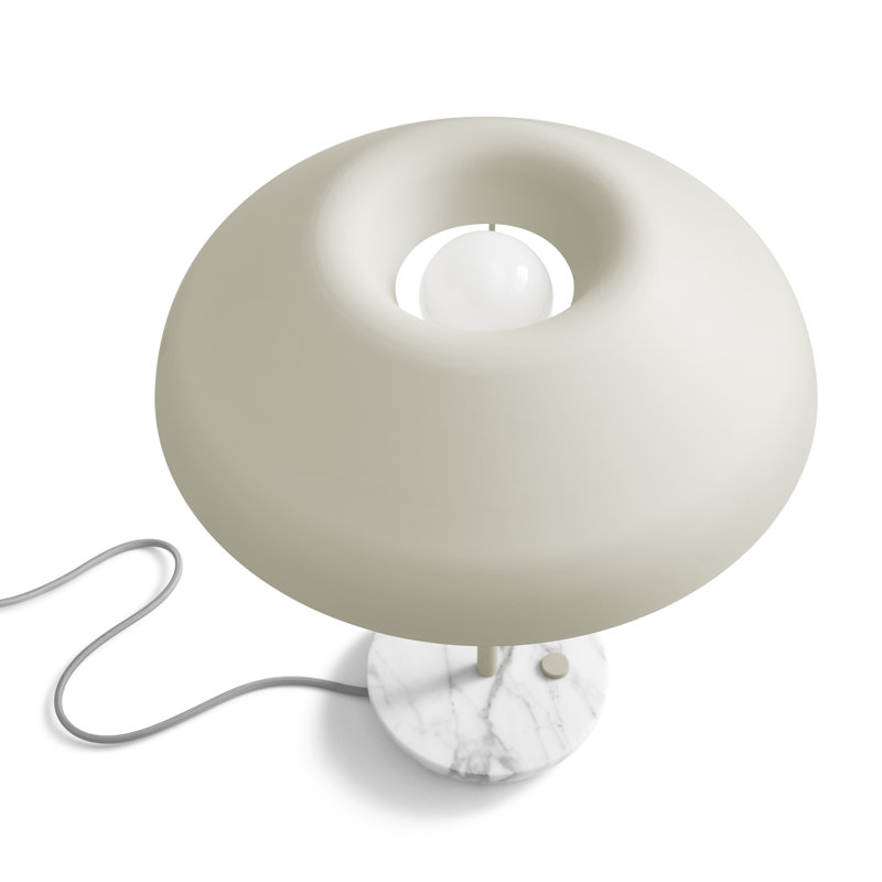 Beau Table Lamp, Putty, Putty/White