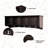 Manufactured Wood Wall Organizer with Key Hooks-60033375