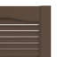 Builders Edge, tailleur central sur mesure cathédrale, volets à persiennes ouvertes, comprend des pointes d'installation assorties (par paire)-105835216-105835245-105835264