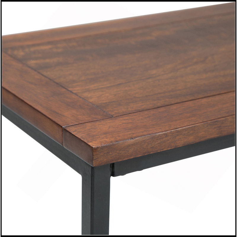 Skyler - Console de canapé - Brun cognac foncé