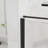 Shower Enclosure Frameless 36 In.D X 36 In. W X 72 In. H, Corner Shower Door With 1/4 In. Clear Tempered Glass, Pivot Opening, Black Finish