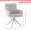70cm H Polyester Blend Upholstered Upholstered Back Armchair-1441080209