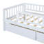 Twin Size Daybed Wood Bed With Two Drawers-1600749485