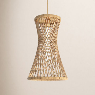 Marselle Single Light Reed Dimmable Pendant