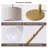Smart 80" 5-Light Arc Floor Lamp With APP & Remote, Adjustable Heads, Dimmable 3000K-6000K For Living Room-1668043367