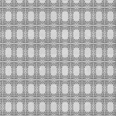 Tapis gris à motif géométrique Kissner