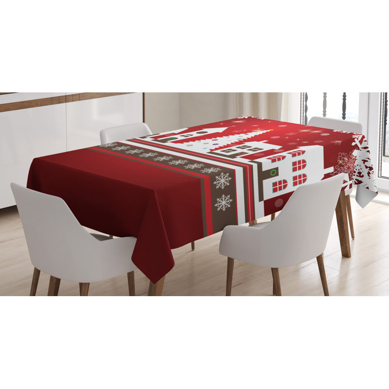 Christmas Tablecloth, 70" L x 52" W