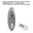 16" Oscillating Stand Fan with Remote Control, White