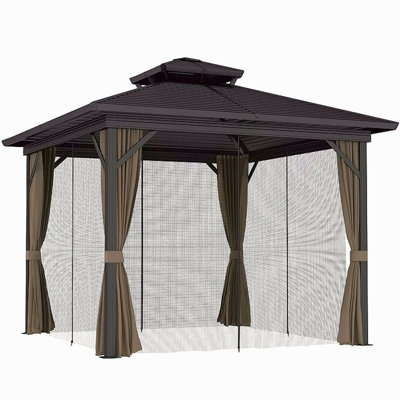 Metal Roof Gazebo Canopy,Hardtop Gazebo