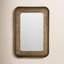 Miroir ibis en laiton antique