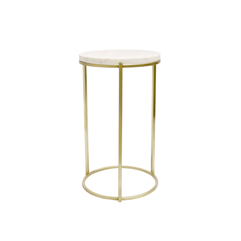 Beacon Marble Top End Table