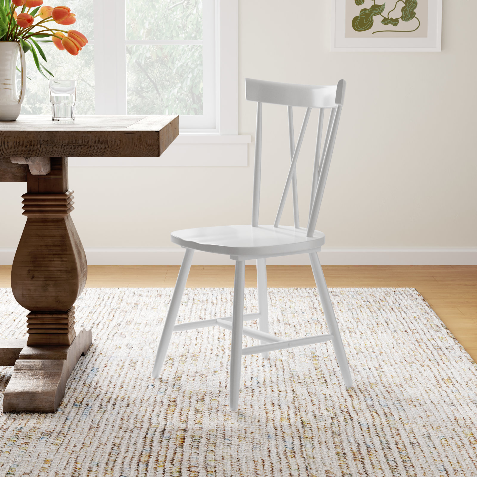 Porschia Dining Chair, Gray