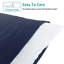 Taies d'oreiller de lit, 1800 taies d'oreiller en microfibre brossée avec fermeture à enveloppe - NTBAY-850268725-858366369