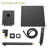 Dual Shower Head  10 Inch Wall Mounted Square Shower System With Roughin Valve,Matte Black-126231973
