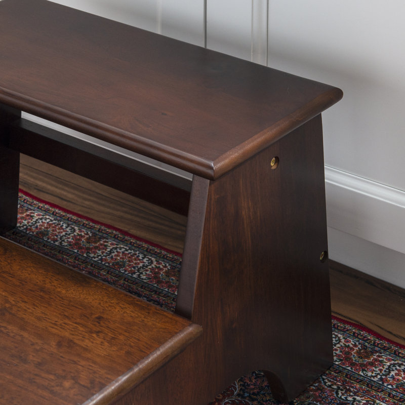 Topsham 2 - Step Manufactured Wood Step Stool, Espresso