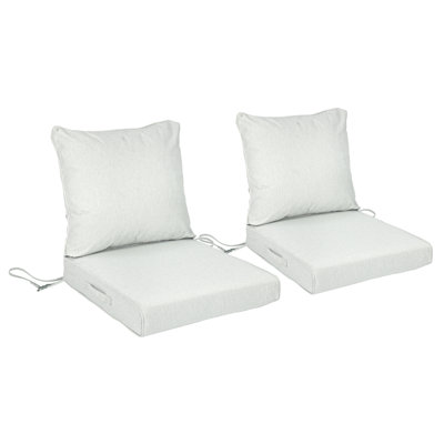 Outdoor Water-resistant Deep Seat Cushion Set