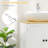 Wooden Frame Cabinet, Bathroom Under Sink Cabinet, Bathroom Storage Cabinet With Doube Doors And Adjustable Shelf
