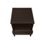 Table d'appoint, 2 niveaux, table de bout, table d'appoint, carré, table de chevet, chambre à coucher, lampe, traditionnel