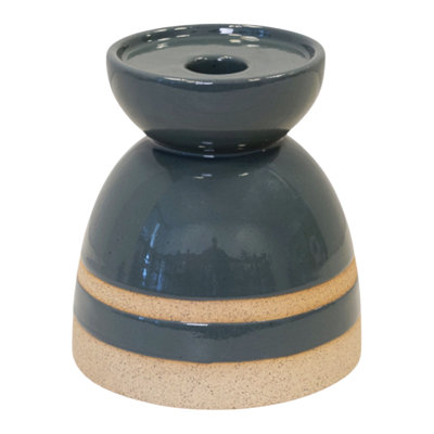 14 cm H Ceramic Candlestick