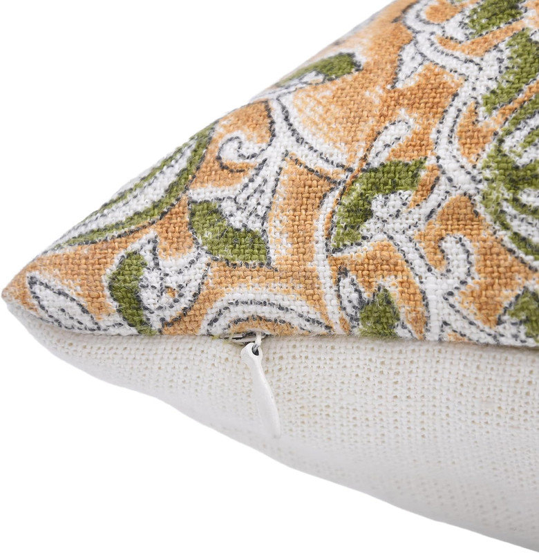 Linen Lumbar Indoor/Outdoor Pillow Cover, 20" x 20"