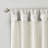 Twist Tab Lined Window Curtain Panel(Only 1 Pc Panel)