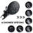 High Shower Head With Handheld - Matte Black Brass, Wall Mounted, 1.8 Gpm, 6 Spray Modes, Adjustable Flow, 59" Hose, Includes Rough-In Valve, Power Rain Pattern Patterns And Black, Low Maintenance