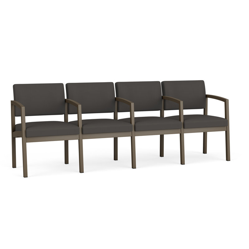 Structure en métal 4 places Lenox, Bronze, Noir Patriot Plus - Vinyle lavable au chiffon