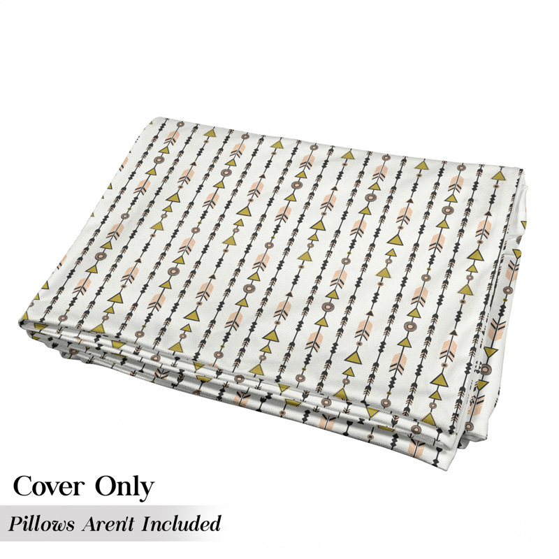 Housse de coussin d'extérieur Arrow and Geometric in Boho, H 2 po x l 36 po x P 88 po