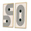 Minimal Late 20S Geometric Aesthétique VI - ensemble de 2 peintures-575767273-575767274