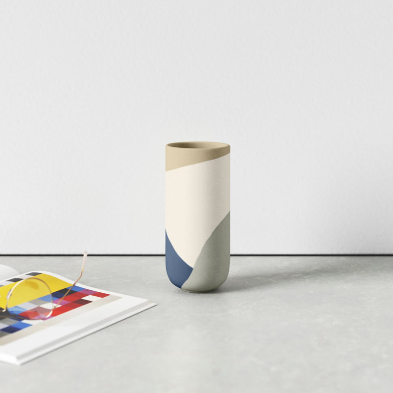 Tami Handmade Ceramic Table Vase, Dark Blue