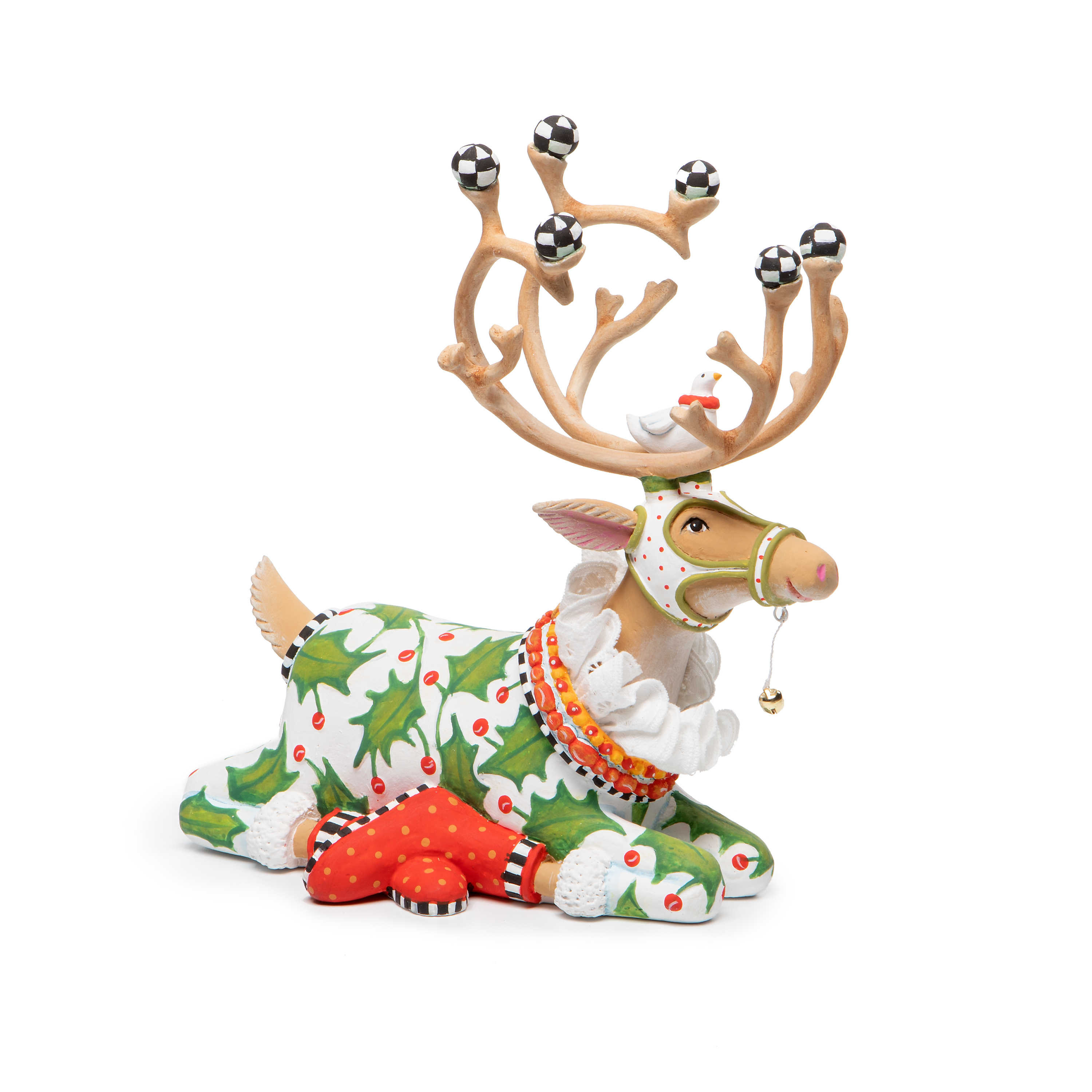 MacKenzie-Childs Patience Brewster Dash Away Sitting Vixen Reindeer ...