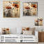 Coquelicots beige rétro II sur impression sur toile-752569226-752569225