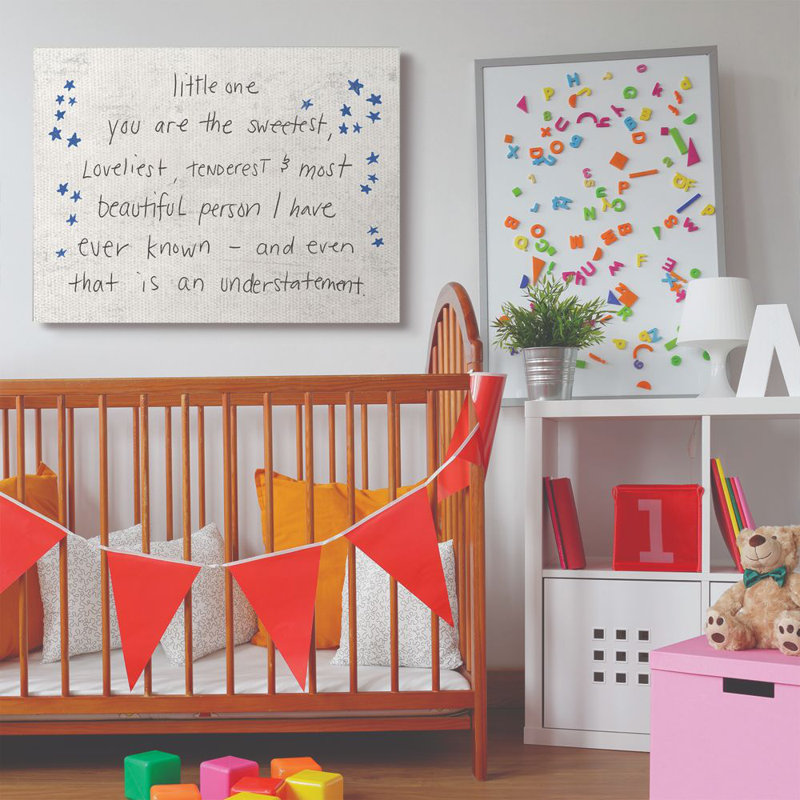 Décoration murale inspiration word stars kids Schulze, Toile tendue, H 16 po x l 20 po x P 1,5 po