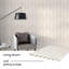 Parois en lattes de bois recouvertes de polystyrène de L 112 po x l 9,5 po x P 0,5 po Gilded Peaks-108402083