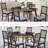 Brittnae Oak Solid Wood Dining Table-229582520