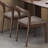 Durable Dark Brown All-solid Ash Dining Table Set-106325787