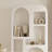 71.25" H x 39.37" W Geometric Bookcase