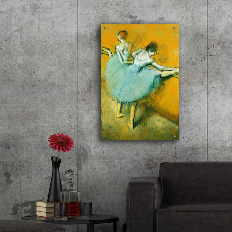 «Dancers At The Barre» par Edgar Degas, H 36 po x l 24 po x P 0,2 po