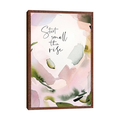 Start Small by Stephanie Ryan - Print on Canvas