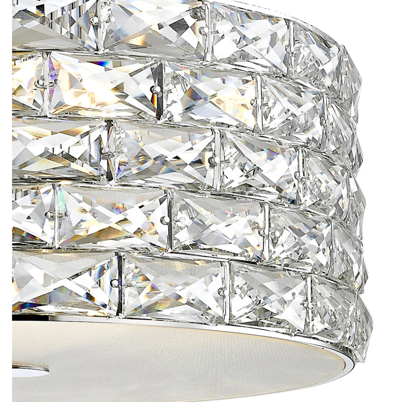 Appley 4 - Light LED Drum Pendant