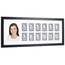 School Engraved Flat Iron Black Picture Frame - Horizontal 8x10