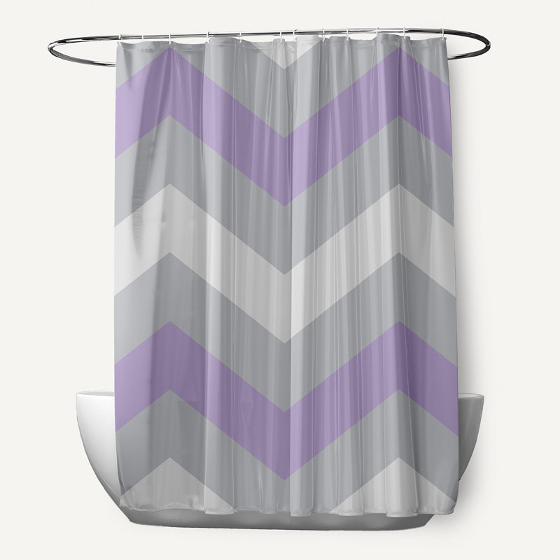 Floral Shower Curtain, Paloma/Rain/Lilac